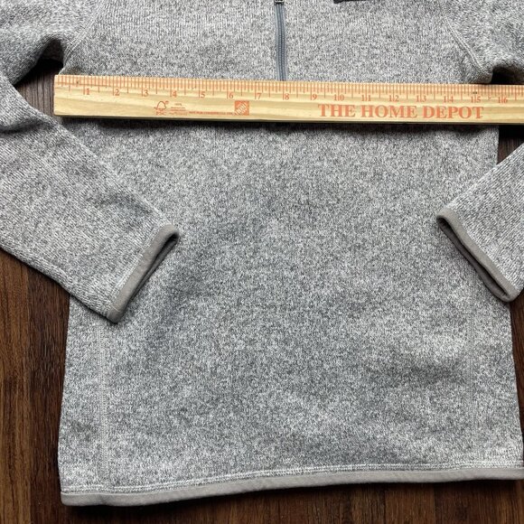 XS PATAGONIA Women’s Gray Better Sweater 1/4 Zip Jacket Fleece Pullover - Picture 5 of 6